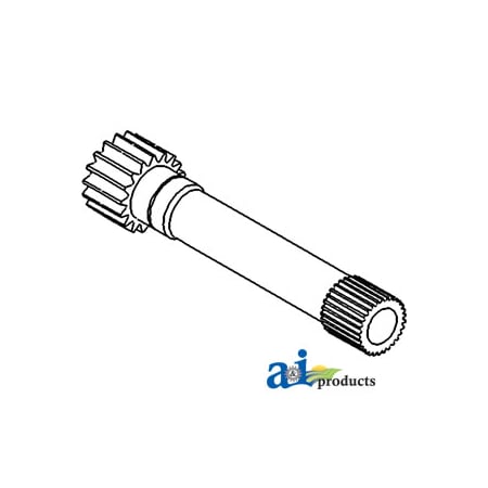 A & I Products Shaft, PTO Input 16" x2.5" x2.5" A-D1NN772B